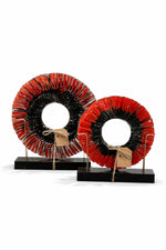 2li-kirmizi-siyah-cam-disk-seti-dekoratif-cam-heykel-modern-sanat-objesi-30cm-25cm