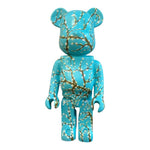 bahar dali bear brick figur 70cm van gogh sanat modern dekoratif obje