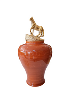 kahverengi-atli-cini-kup-dekoratif-44cm