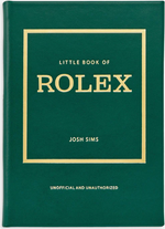 little-book-of-rolex-dekoratif-kitap-luks-saat-tasarim-arsivi-yesil-kapak