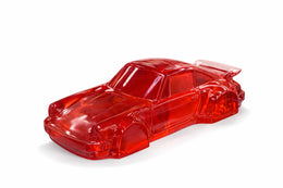 Epoksi Porsche 911 Heykel – Kırmızı Şeffaf Reçine Dekor
