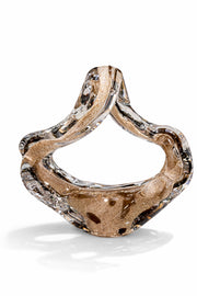 Dekoratif 2'li Cam Soyut Obje