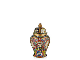 Desenli Porselen Küp