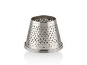 Teana Gümüş Mum Başlığı - Dekoratif Şamdan Abajuru