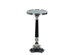 Louvre Küçük Yan Sehpa Brass Renk - Lüks Dekoratif Masa 73cm