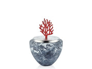 KIRMIZI MERCANLI GRİ KÜP