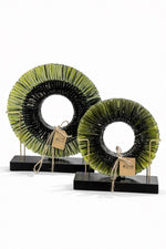 2li-yesil-siyah-cam-disk-seti-dekoratif-cam-heykel-modern-sanat-objesi-30cm-25cm