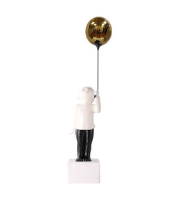 Gold Balonlu Çocuk