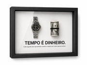 Zaman Paradır – Rolex Submariner Shadow Box Tablo