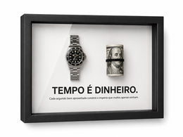 Zaman Paradır – Rolex Submariner Shadow Box Tablo