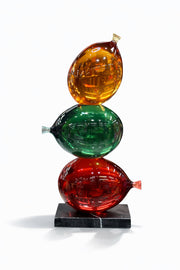 3'lü Renkli Balon Obje