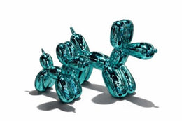 2'li Turkuaz Mavi Balon Köpek