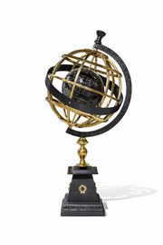 Dekoratif Metal Dünya Küre