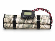 Money Bomb Timer – Dijital Sayaçlı Dolar Banknotlu Sanatsal Heykel