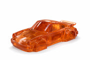 Epoksi Porsche 911 Heykel – Turuncu Şeffaf Reçine Dekor