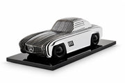 Mercedes 300 SL Klasik Dekoratif Heykel | Siyah Kaideli Lüks Metal Obje