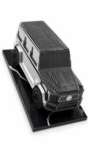 Mercedes G-Wagon Dekoratif Heykel | Siyah Mermer Kaideli Metal Obje
