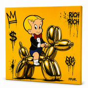 Rich Rich – FFUR Pop Art Kanvas Tablo 80x120 cm