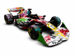 Graffiti Art F1 Yarış Arabası Heykeli