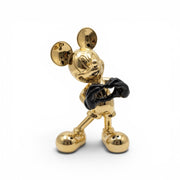 Mickey Mouse Gold & Black Dekoratif Figür | Lüks Ev Dekoru Heykeli