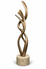 Modern Kıvrımlı Dekoratif Heykel 38*38*177 cm