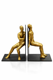 2'li Gold Adam Kitap Tutucu