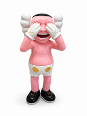 KAWS Seeing / Laughing Pink Figür | Koleksiyonluk Sanat Heykeli