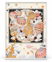 Balon Desenli Pleksi Ön Yüzlü Tablo 80 × 120 cm