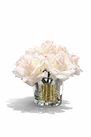 7'li Pembe Beyaz Gül