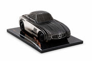 Mercedes 300 SL Klasik Dekoratif Heykel | Siyah Kaideli Lüks Metal Obje