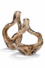 Dekoratif 2'li Cam Soyut Obje