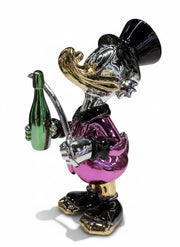 Şampanya Açan Donald Duck Mor