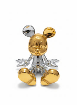 Oturan Gold Gümüş Mickey Mouse