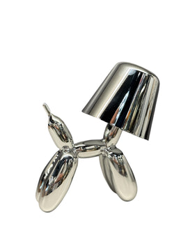 Gümüş Balon Köpek Lamba