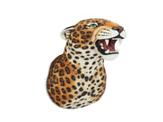 Porselen Leopar Heykel – Dekoratif Ev Aksesuarı