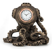 Steampunk Ahtapot Masa Saati 13 × 14 × 15 cm