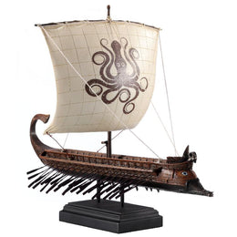 Viking Savaş Gemisi Maketi – Kraken Yelkenli Dekoratif Model
