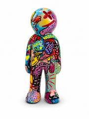 Penkoks Pop Art Heykel – 60 cm El Boyaması Dekoratif Figür