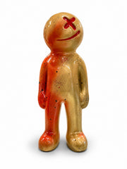 Penkoks Gold Pop Art Heykel – 32 cm El Boyaması Dekoratif Figür