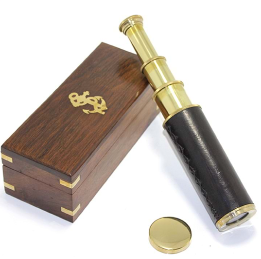 AHŞAP KUTULU PİRİNÇ DÜRBÜN