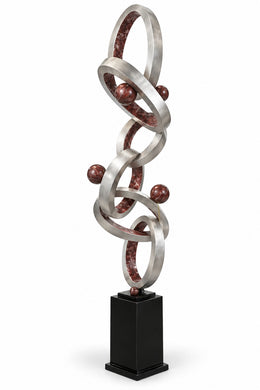 Modern Kıvrımlı Dekoratif Heykel 40*40*185 cm
