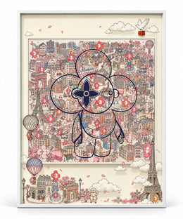 Paris Temalı Pleksi Ön Yüzlü Tablo 80 × 120 cm