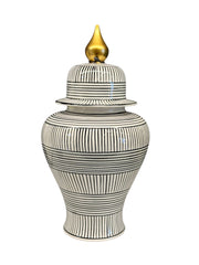 cizgili-modern-cini-kup-orta-boy-kapakli-vazo-luks-salon-aksesuari