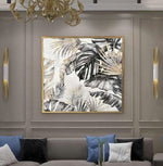 dekoratif-yapraklar-tablo-modern-tuval-baski-canvas-wall-art-105cm-botanik-dekorasyon