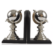 Gümüş Dünya Kitap Tutucu