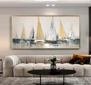 DEKORATİF TABLO YELKENLİLER