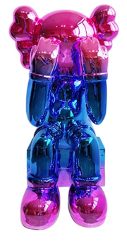 Pembe Mavi Kaws 60cm