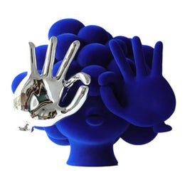 Mavi Popart Kadın Büst