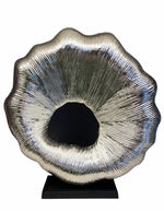 mermer-kaideli-silver-dekoratif-metal-obje-soyut-sanat-heykeli-luks-ofis-dekor-40cm
