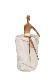 GOLD FİGÜRLÜ MERMER SÜTUN